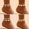 Ankle bracelet, organic set, European style, suitable for import, boho style, wholesale