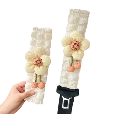 Sürətlər qutusu və əl tormozu başlıqları – Shoulder Pads, Cute Flower Puff
