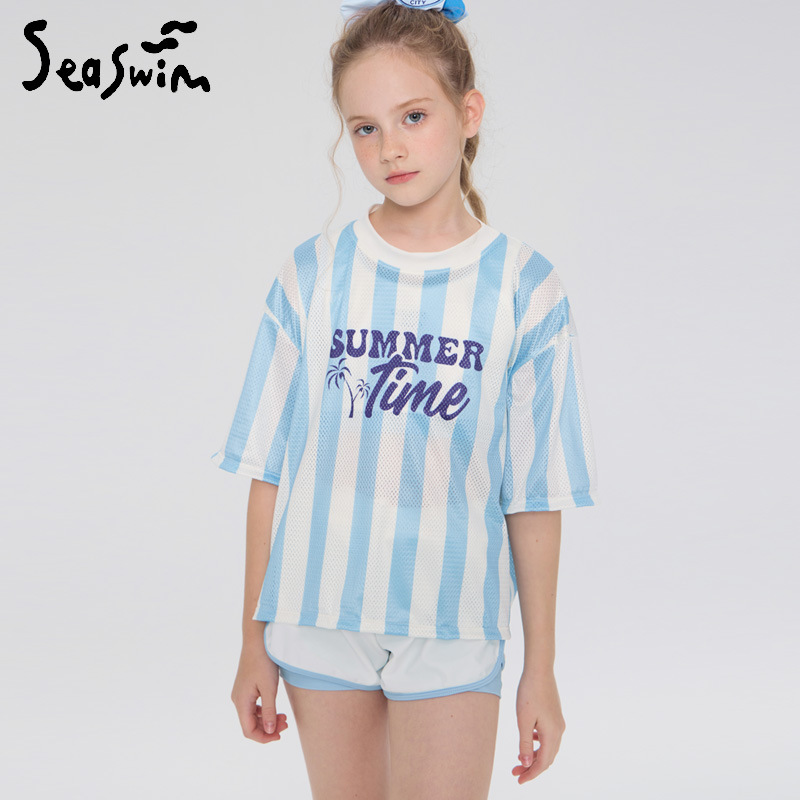 Children's Swimsuit Women's New Summer Fashion Three-Piece Split Swimsuit for Big Children, Fashionable Holiday Swimsuit Wholesale