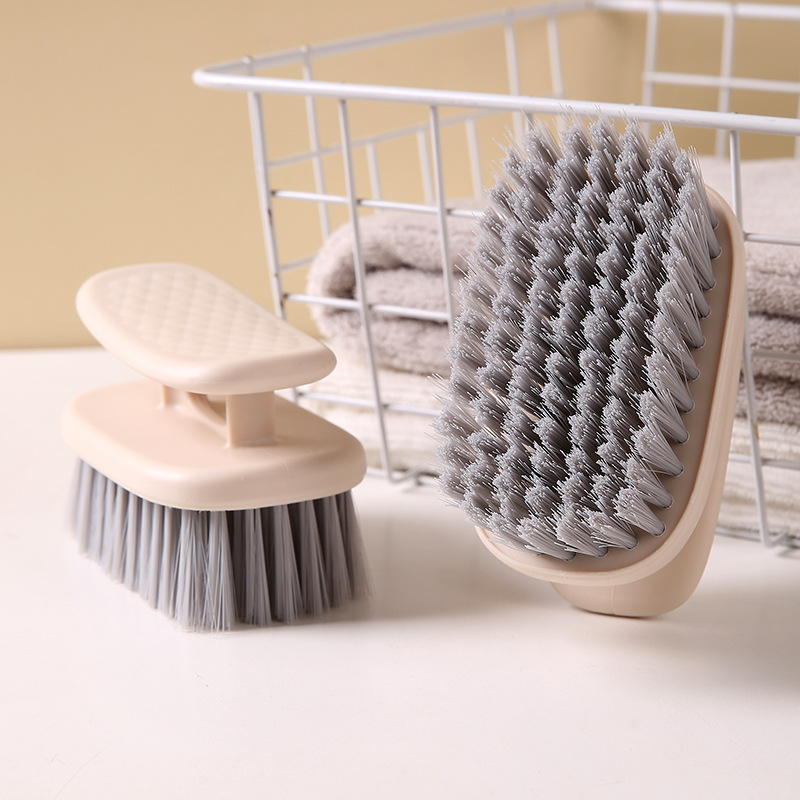 Universal handheld soft plastic brush for home use for laundry