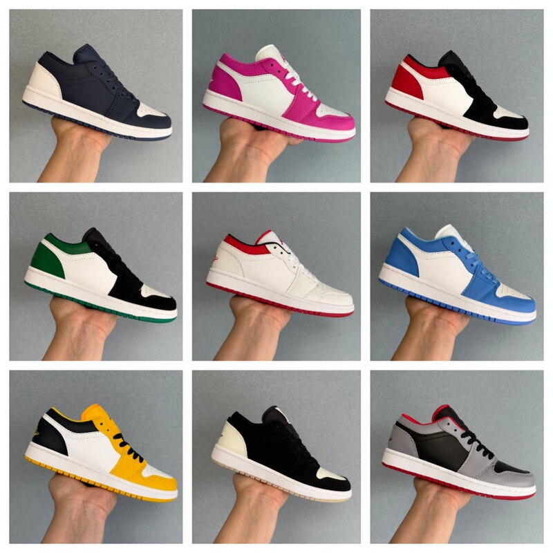 Foreign Trade Aj Air Force 1 Low-Top Sneakers for Couples, Low-Top Navy Blue, Osamu Otomo Shadow Gray, Bone White Low-Top Sneakers