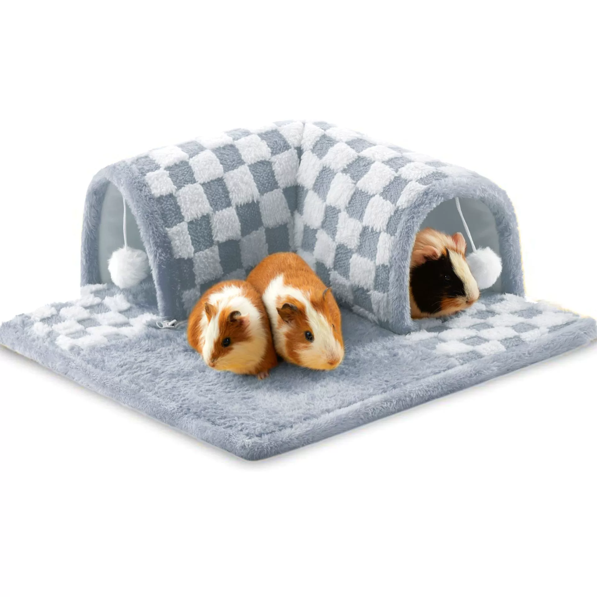 Хомяк теплая скрытая туннельная кровать Съемная туннельная трубка крыса скрытая игрушка для питомца клетка угол