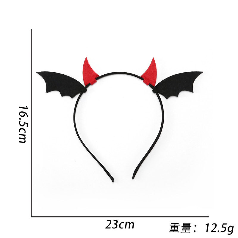 2025 クロスボーダー新ホット販売ハロウィンヘッドバンドヘアアクセサリー鬼祭りパーティーパーティー装飾ホリデー小道具頭飾り|undefined