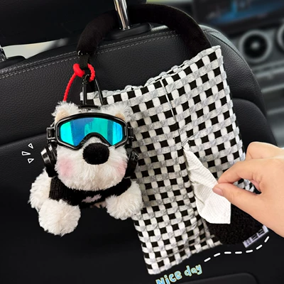 car tissue box with West: Car tissue box/set