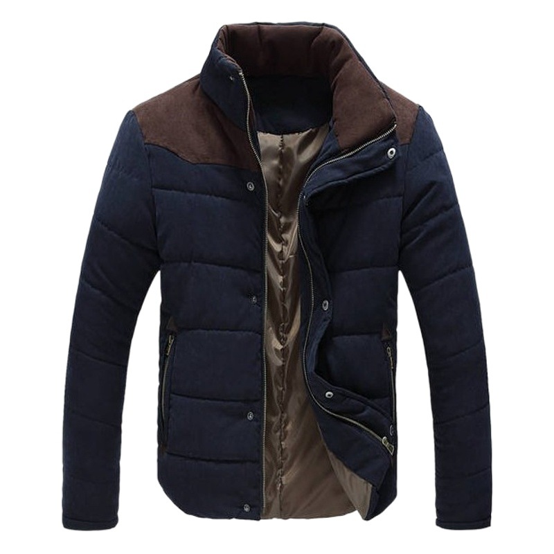 Chaqueta de algodón para hombre gruesa, piel de melocotón, chaqueta de algodón para hombre coreano, ropa de invierno para hombre, chaqueta casual para hombre, fábrica de hombres, piezas al por mayor