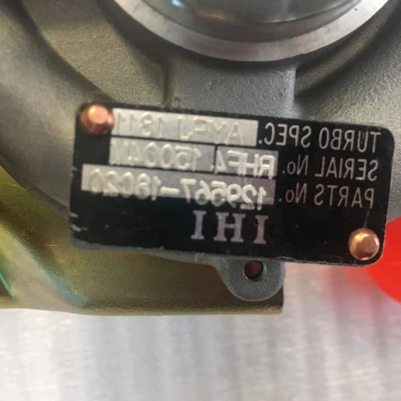 Аксессуары для инженерных транспортных средств Yanmar Двигатель 4TNV84 129567-18020 Турбокомпрессор Ishikawajima RHF4