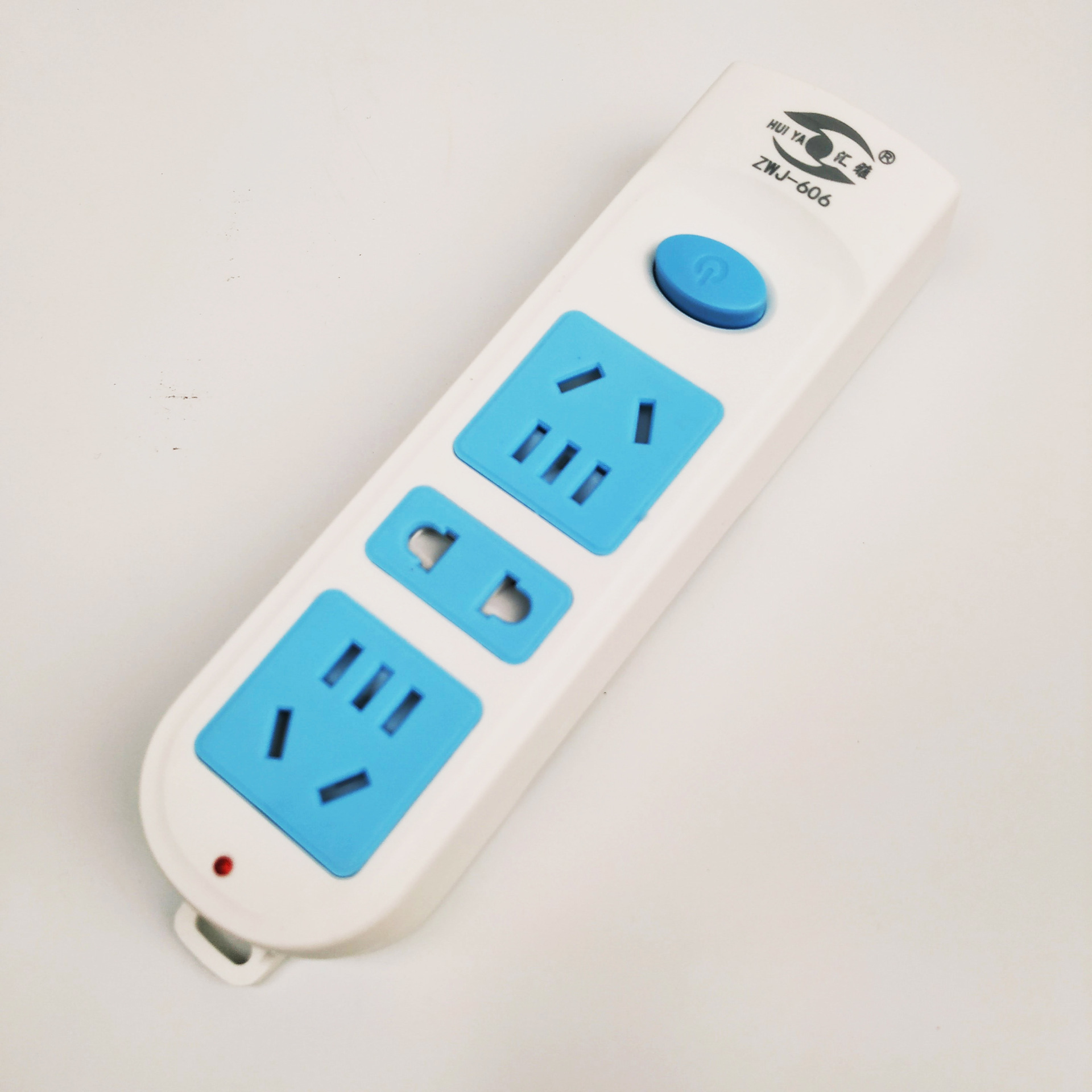 蓝白无线排插 移动式电源插座 地摊年货跑江湖大功率接线插排