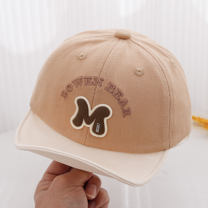 Sombreros para bebés otoño y invierno para niños con bordes suaves de terciopelo para niños sombreros de béisbol para bebés sombreros de boca de pato para bebés