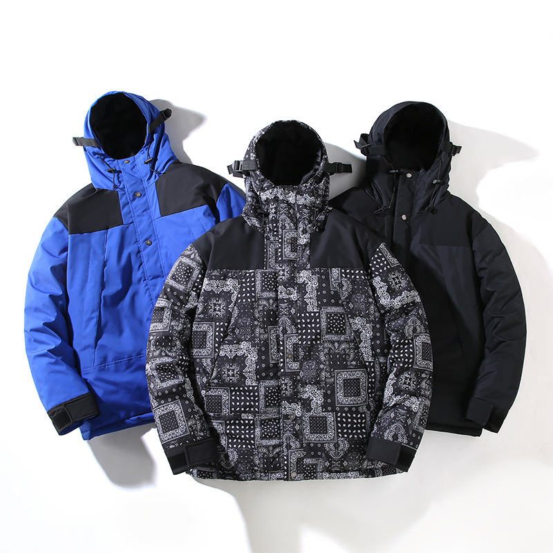 Chaqueta de plumón al por mayor 2023 invierno pato blanco abajo ropa de trabajo chaqueta engrosada chaqueta a prueba de frío ropa de trabajo de los hombres abajo chaqueta