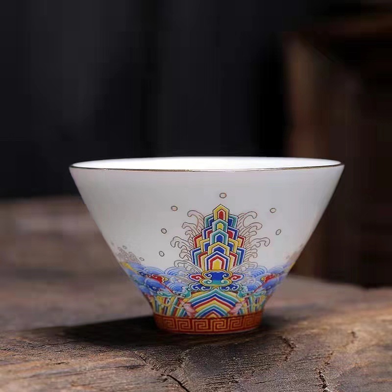 법랑모자컵-골든웨이브컵 (70ML)