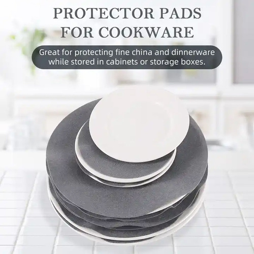 Felt plate partition pad Cross-border Amazon pan plate pad Thickened felt dish absorbent partition pad