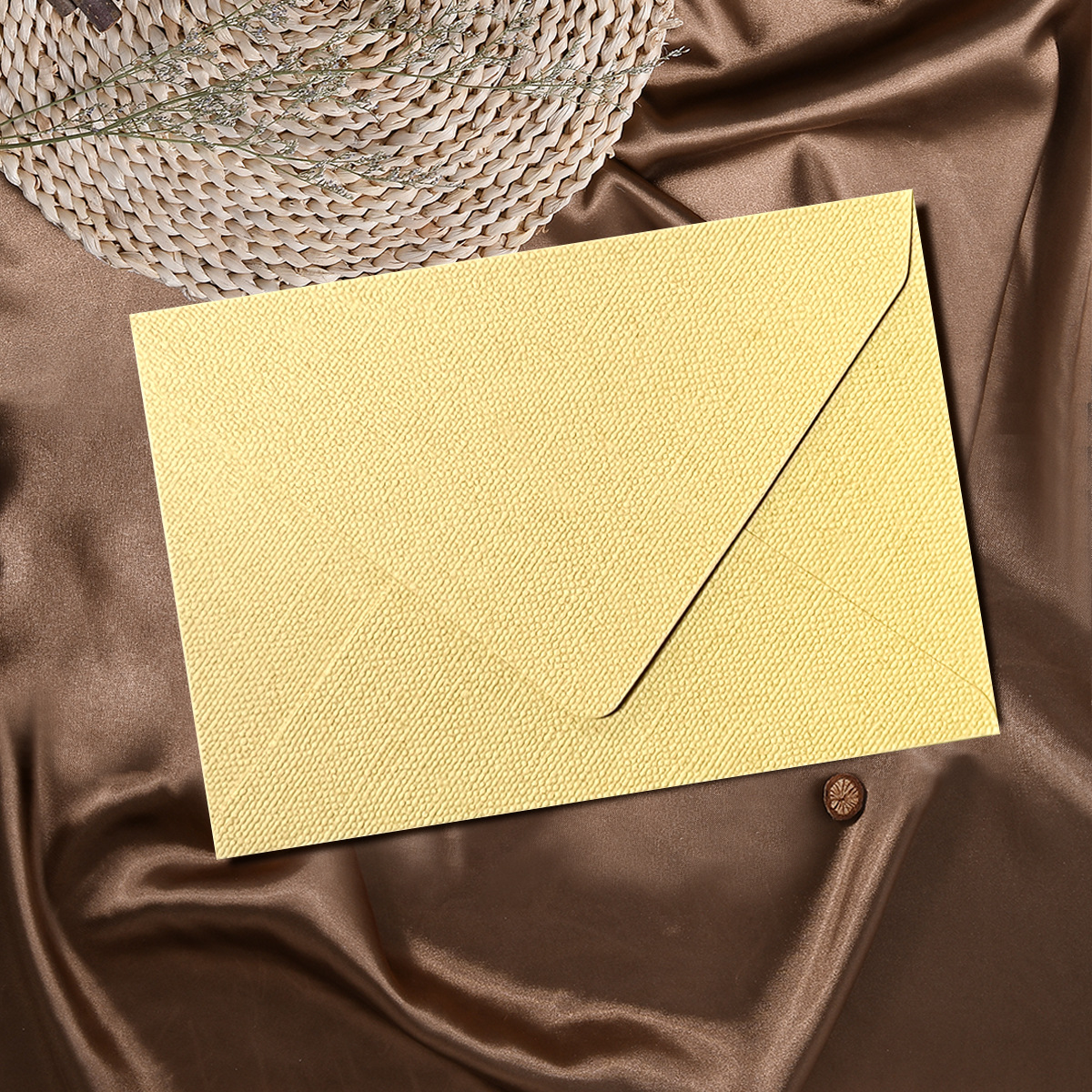 Sobre de lino conjunto de papel de carta retro carta de amor de estilo chino cuero especial papel de invitación postal sobre de pintura