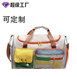 Fashion New Portable Travel Bag Creative Personality Leisure Crossbody Fitness Bag Outdoor Short Distance Luggage Bag with Shoe Bin