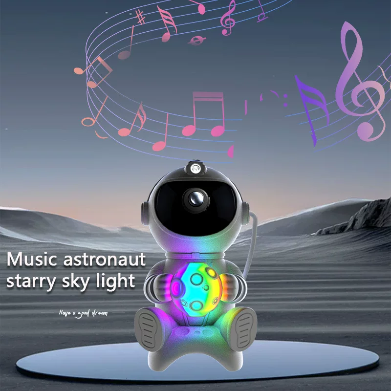 Космос луна, астронавт, звездное небо, лампа, ночник, Bluetooth