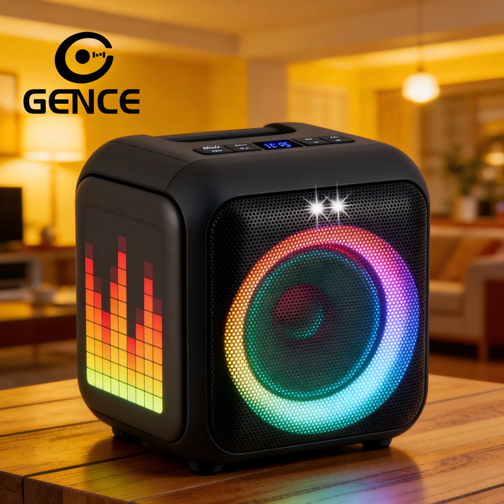 GENCE 蓝牙音箱 手提大音量 K 歌音响 露营广场舞低音炮续航长