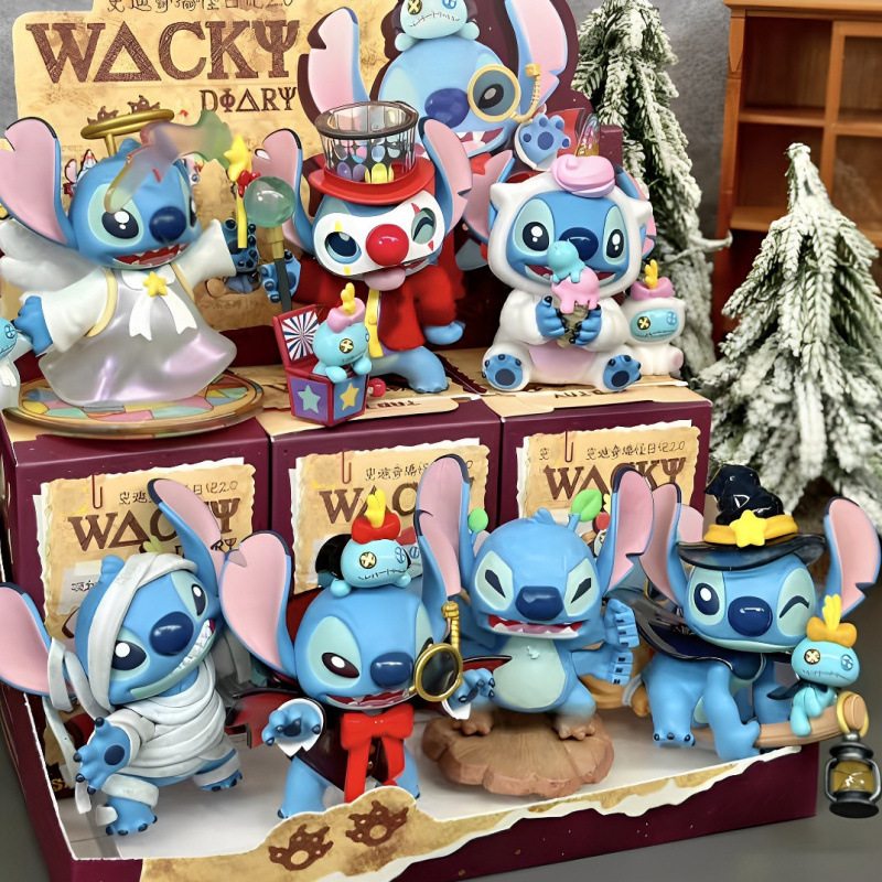 Stitch Diary Diary Two Blind Box Handellar Baby Stitch Trendy Doll Adornos Regalo de muñeca