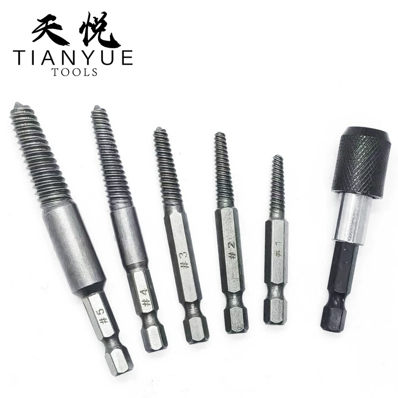 5 шт. Шестигранная ручка Винт экстрактор 60 мм быстросменный шатун скользящий винт сломанная проволока Инструмент для извлечения и снятия