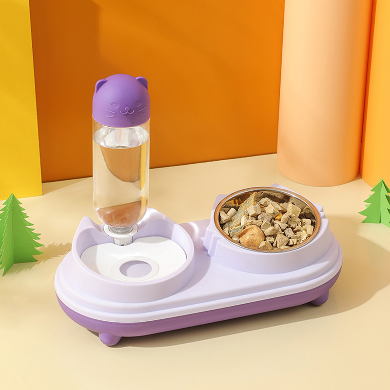 Alimentador de cara de gato - Charm Purple
