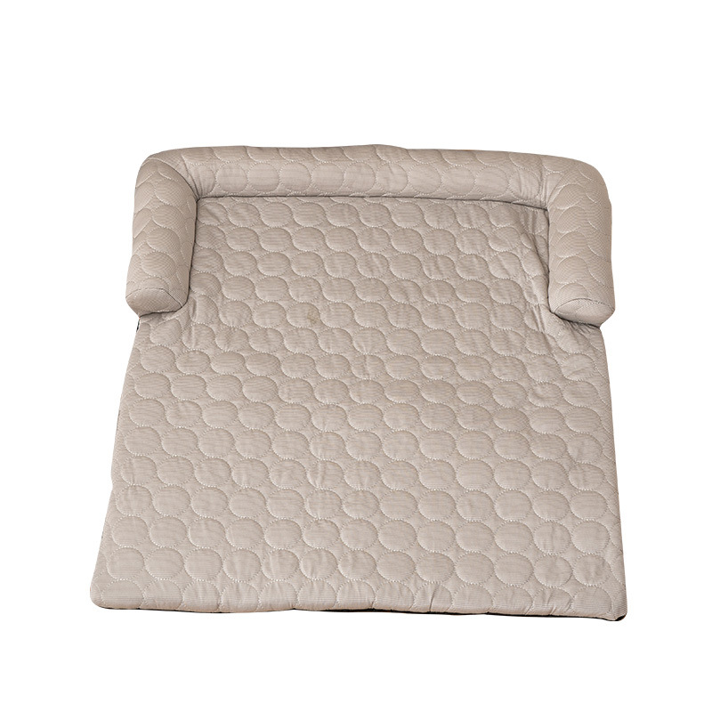 Sofá de seda de hielo transfronterizo para mascotas, compresión de cuatro estaciones, cama para gatos desmontable, perros