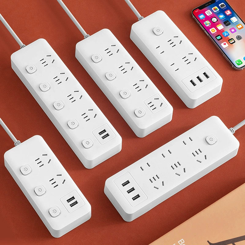 Смарт-рядная вставка длинная проводная вставка пористый бит разъем с USB домашний офис многофункциональная вставка