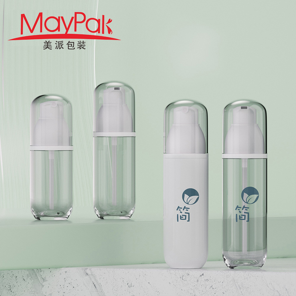 工厂现货100ml白色厚壁圆底乳液瓶pet塑料150ml补水定妆喷雾瓶