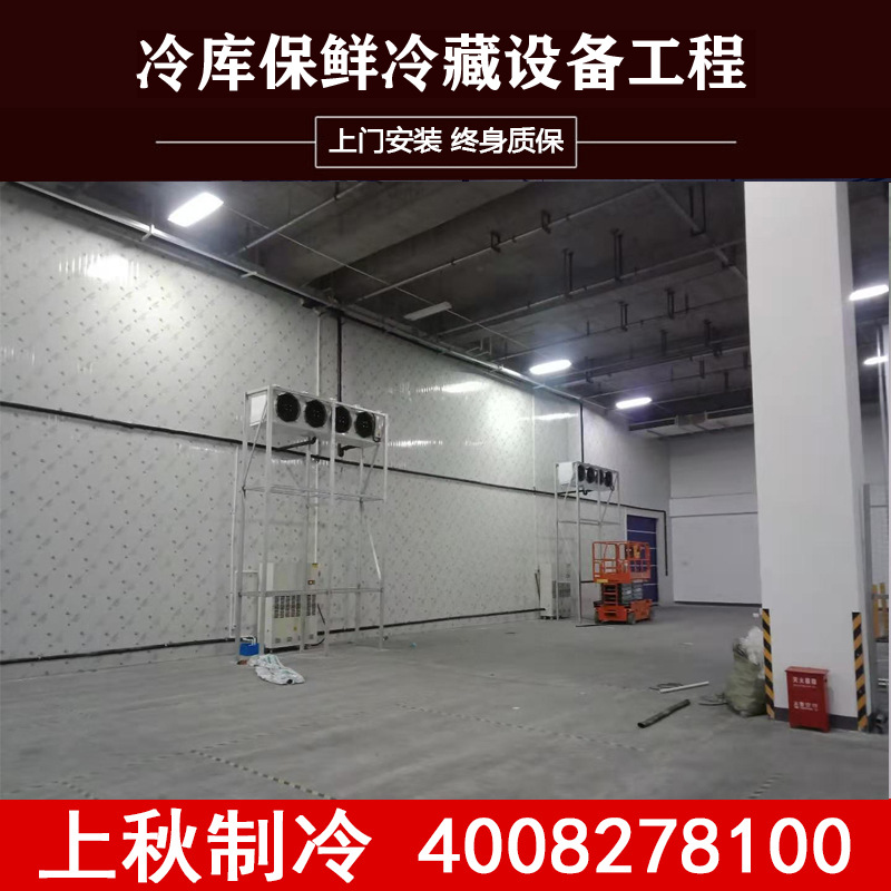 上海冷库公司上秋工业冷藏保鲜库安装制冷设备组合双温冷库