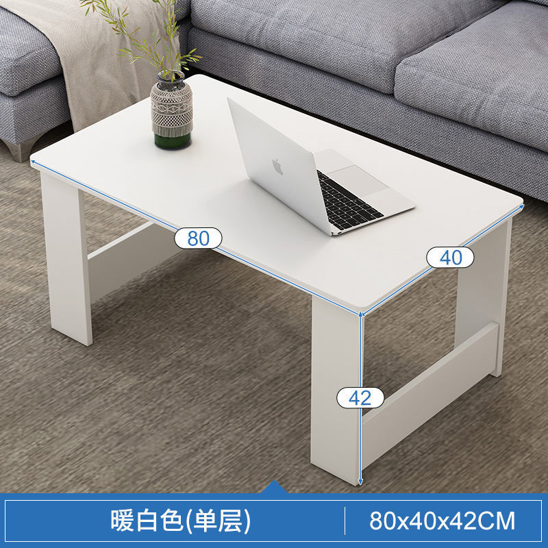Mesa de té para el hogar, sala de estar, mesa de té simple, creativa moderna, tabla de piso, dormitorio de borde redondo, mesa de segundo piso