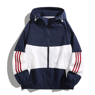 Autumn 2024 New Hooded Jacket Loose Casual Jacket Men's Cross-border Menswear