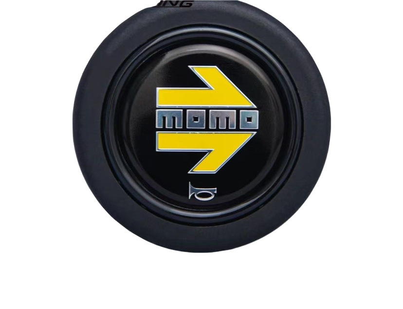 Car Modified Racing Steering Wheel Carbon Fiber Horn Button Universal