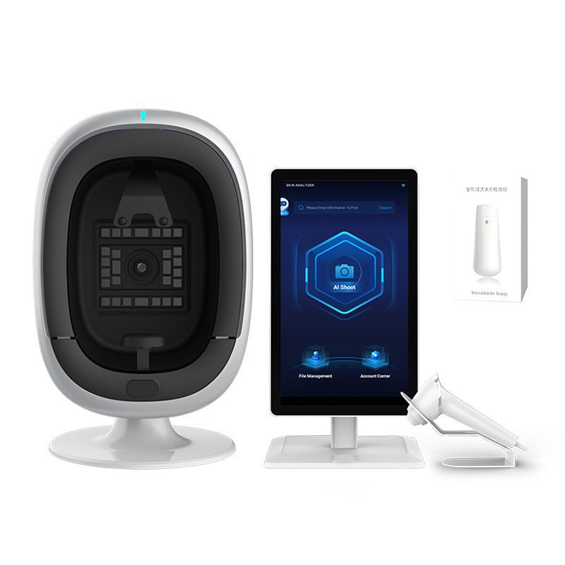 Inventario al por mayor AISIA O1pro detector inteligente de piel facial cuero cabelludo todo en uno instrumento de belleza