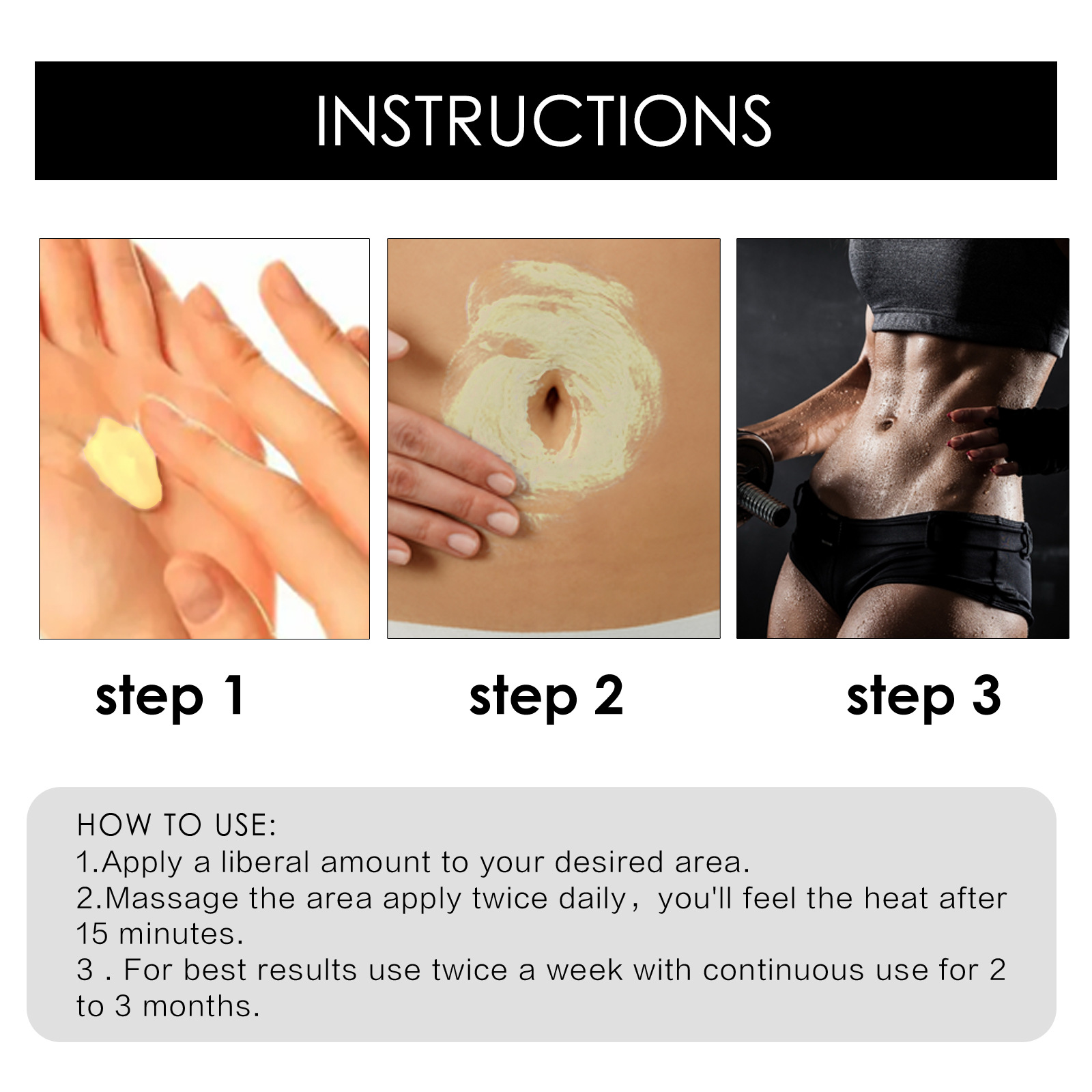mars Ginger Shaping Sweatwicking Firming for Abdomen Calf Body Shaping, and Beauty Massage Cream_voghion.com