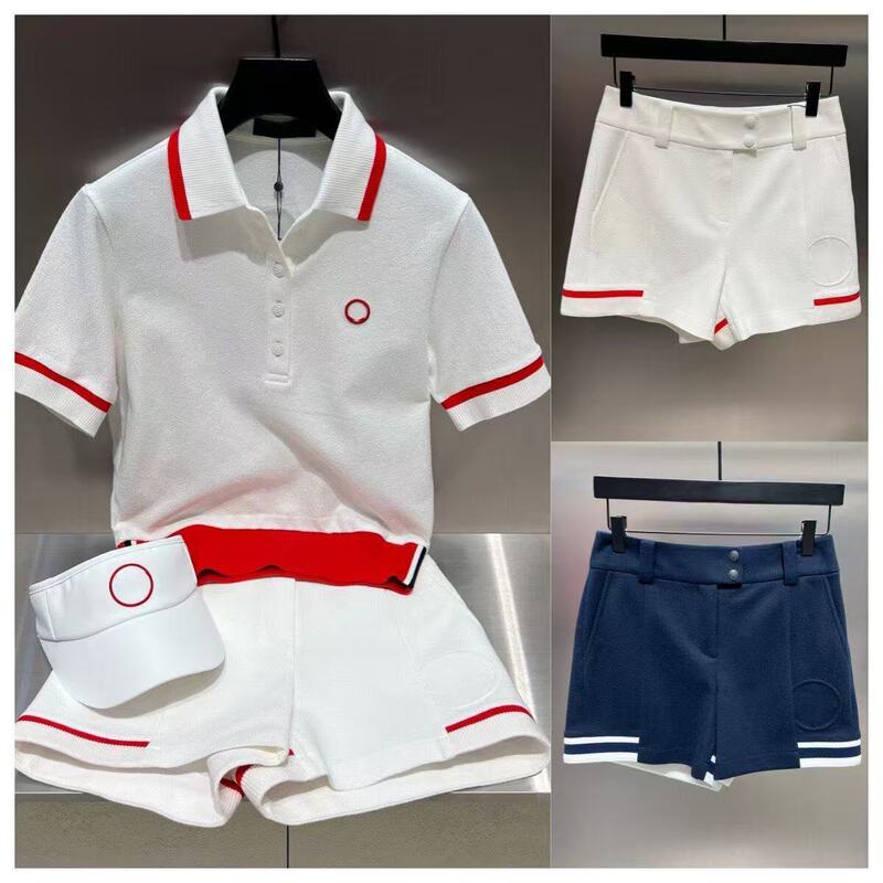 Korean original golf wear women's sports shorts 26 summer casual stylish logo color scheme slimming pants Korean original golf wear women's sports shorts 26 summer casual stylish logo color scheme slimming pants