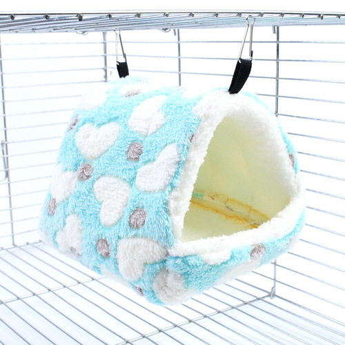 Sugar glider warm winter cotton nest coral velvet hammock small pet supplies squirrel cotton hanging nest