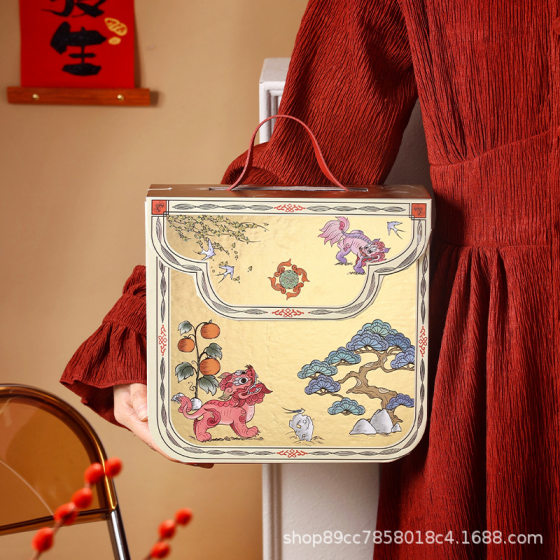 2025 Dragon Boat Festival Gift Box High-end Business Accompanying Gift Box Chinese Style Creative Hand Empty Box