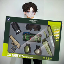 学校机构礼物战术马甲套装手榴弹头盔玩具军事科教男孩玩具批发