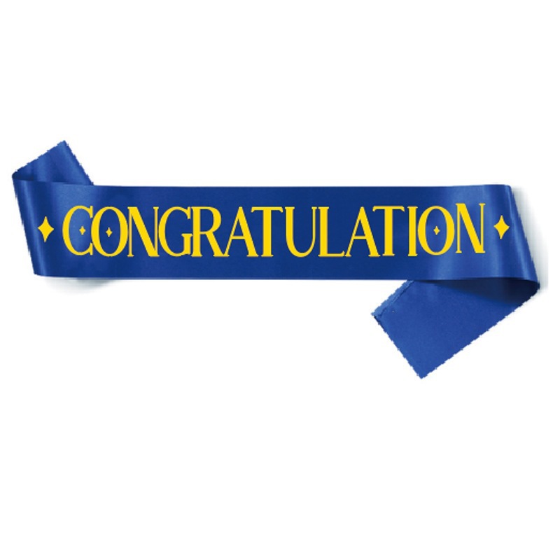 Nuevo cross-border felicitaciones graduado cinturón de hombro cinturón de etiqueta cinturón de fiesta cinturón cinta al por mayor