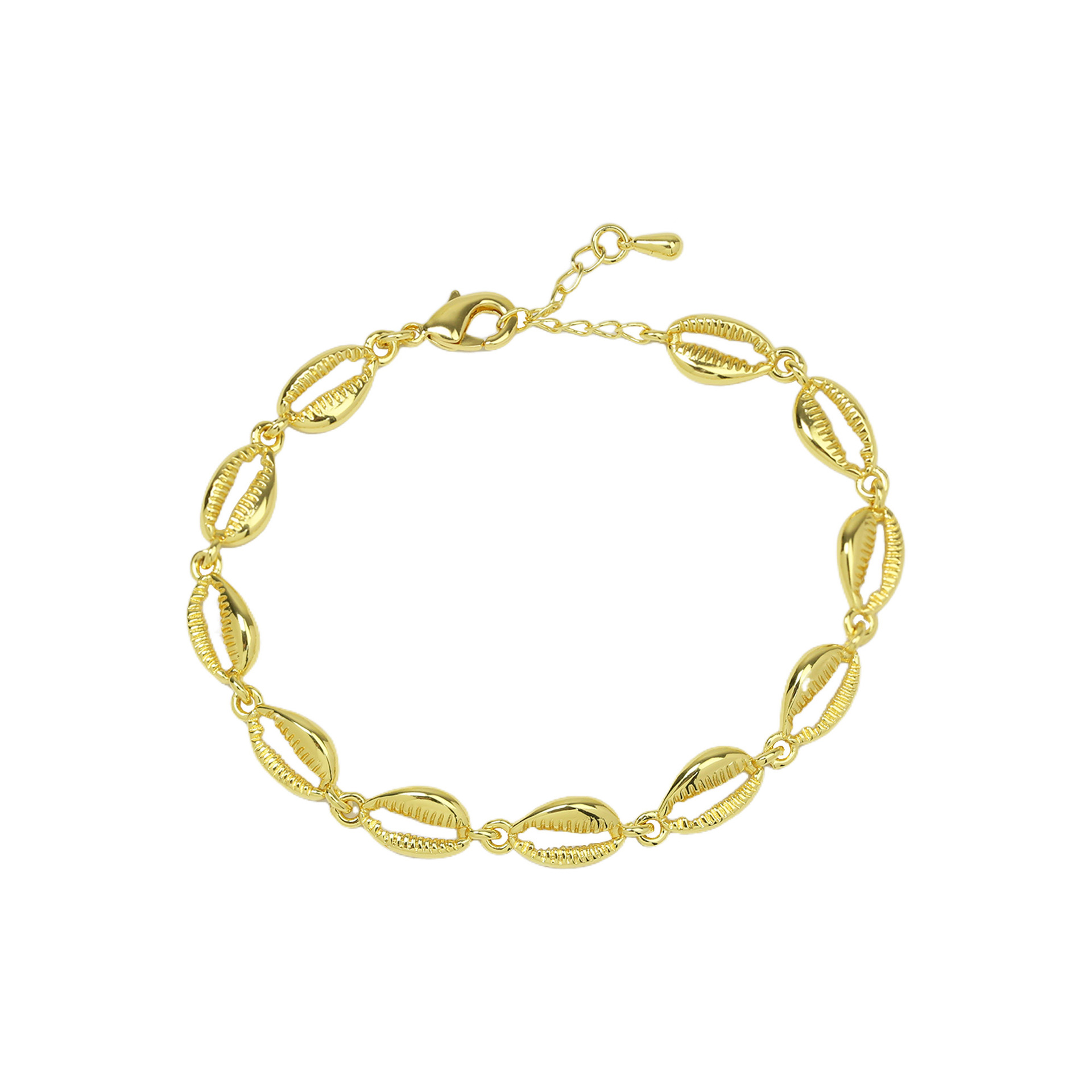 All Seasons Season Wholesale Jewelry Beach Modern Style Conch Shell Copper Plating Bracelets