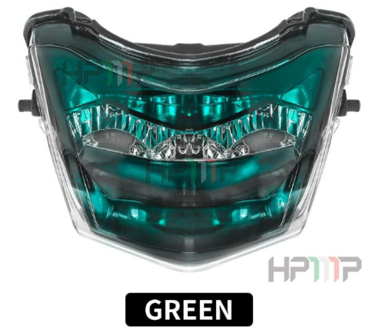 オートバイ修正された LED ヘッドライトヘッドライトホンダ WAVE 100R スモークハイビームおよびロービームに適しており、輸出用に特別に設計されています。|undefined