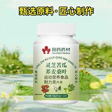 国药药材 灵芝苦瓜荞麦桑叶片 72克草本药食同源特殊膳食抖音爆款