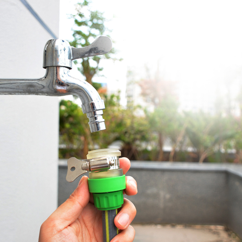 蛇口万能継手洗車水管継手通水快速変換ホース洗濯機水鉄砲部品