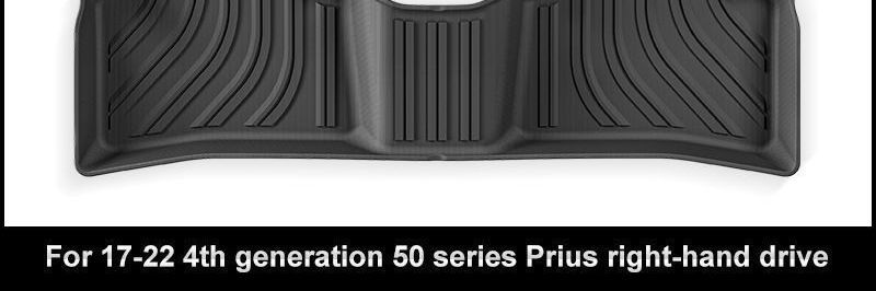 4TPE car floor mats are suitable for Toyota Prius models with US steering wheel, applicable to right-hand drive 221750