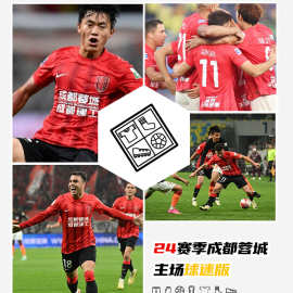 ◉天朗足球24赛季中超成都蓉城球迷版主场球衣足球服HF0684-6