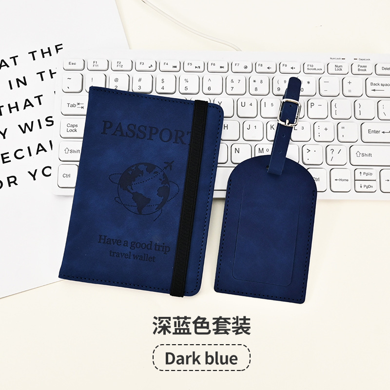 搭乗券パスポートカバーカスタムpu革磁気盗難防止ブラシRFID証明書カバー|undefined