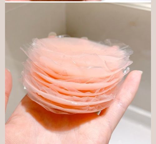 Invisible silicone breast patch, one-piece wedding dress, anti-bump invisible breast patch, student areola patch underwear