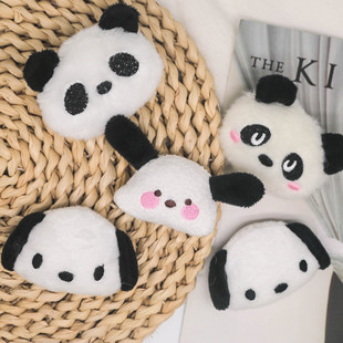 Trendy Cartoon Plush Cute Pochacco Doll Brooch Hairpin Bag Scarf Shoe Sock Hat Accessory Decoration Accessory