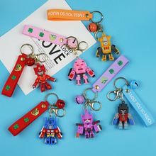 动漫卡通汽车人钥匙扣挂件创意公仔钥匙链挂饰包包挂件学生小礼品