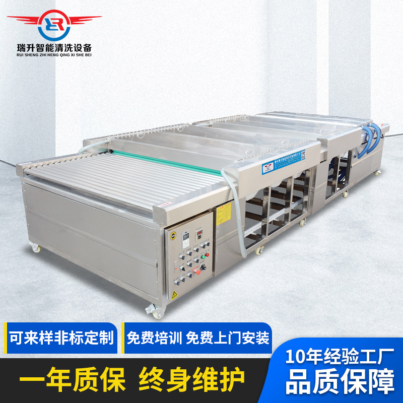 厂家批发现货不锈钢板铝板铁板表面除油毛刷喷淋清洗烘干机设备