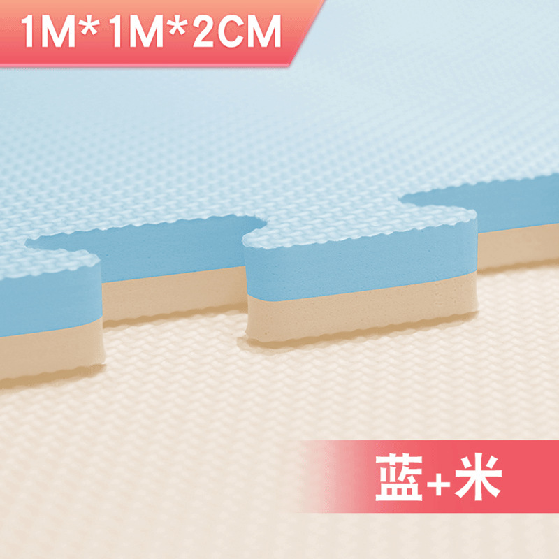 マカロンカラースプライシングフロアマット高密度大型サイズ 1m 厚さ 2 センチメートルいたずら城遊び場特殊フォームフロアマット|undefined