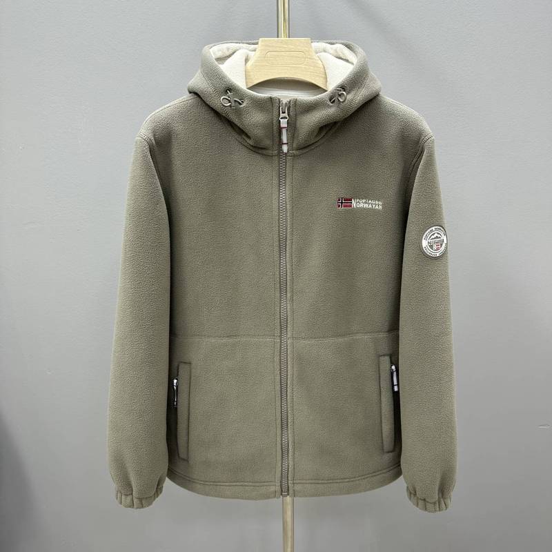 ノルウェーの戸外綿服は帽子のコートとベルベットが厚くて防寒して、綿服をつかむ男女の綿服は大きいサイズがある|undefined