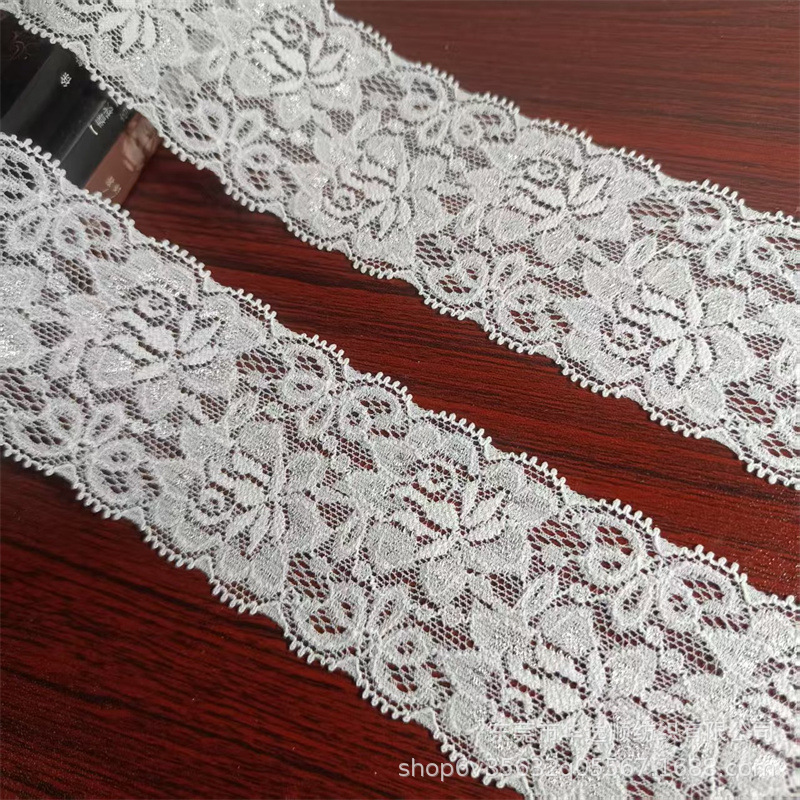 Nylon Elastic Lace Width 6.0cm Dress Wedding Intimates Elastic Lace Accessories